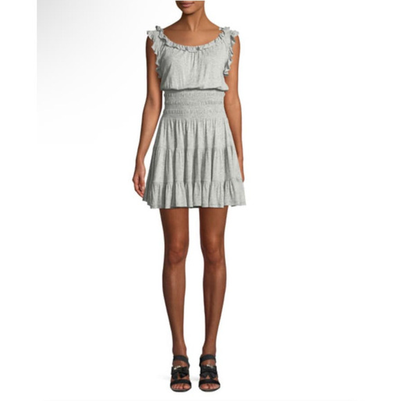 grambling jersey dress ASHLEYlauren 12087 – Jersey Gown with Beaded Bodice and Side Slit